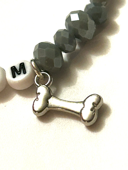 Dog Mom Charm Bracelet
