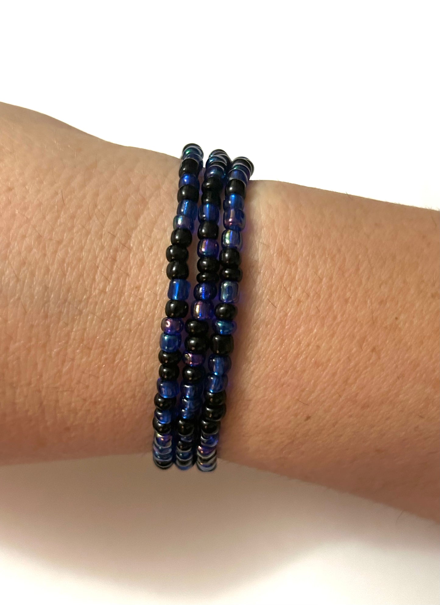 Seed bead bracelet set- Autumn Nights