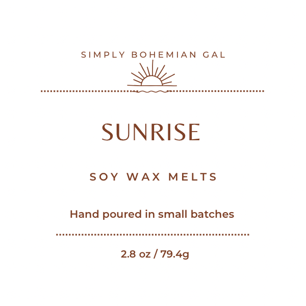 Sunrise wax melts