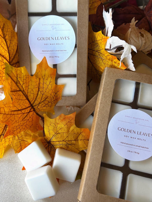 Golden Leaves wax melts