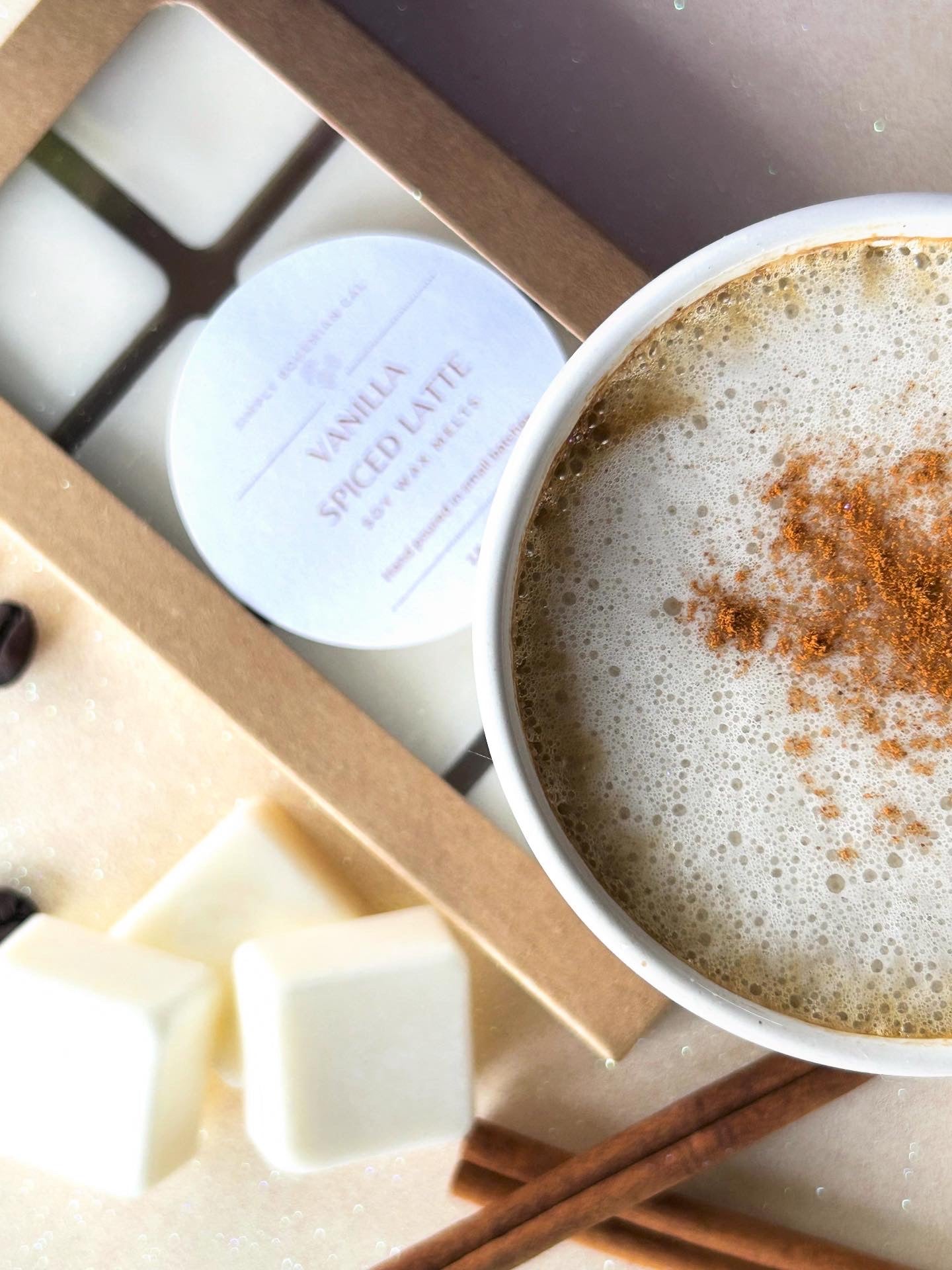 Vanilla Spiced Latte wax melt