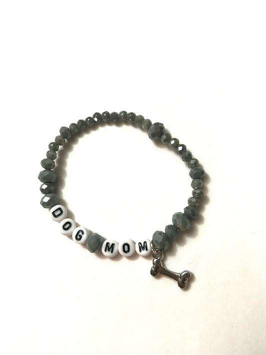 Dog Mom Charm Bracelet