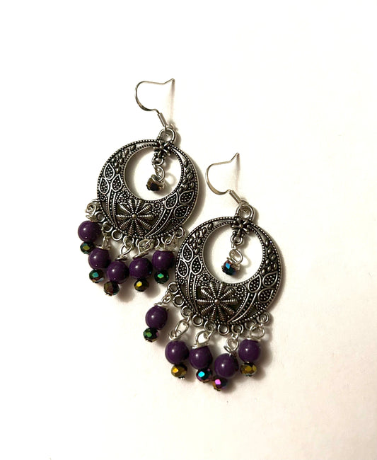 Flower Power Dangle Earrings