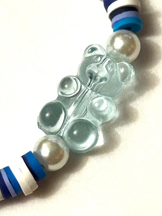 Gummy Summer Bracelet- Blue
