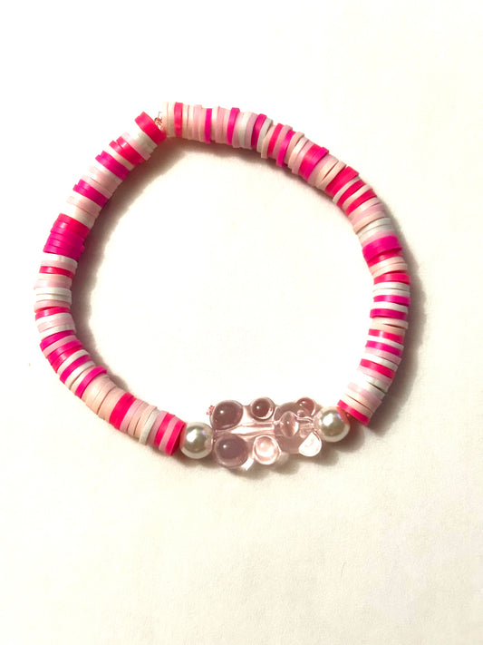 Gummy Summer Bracelet- Pink