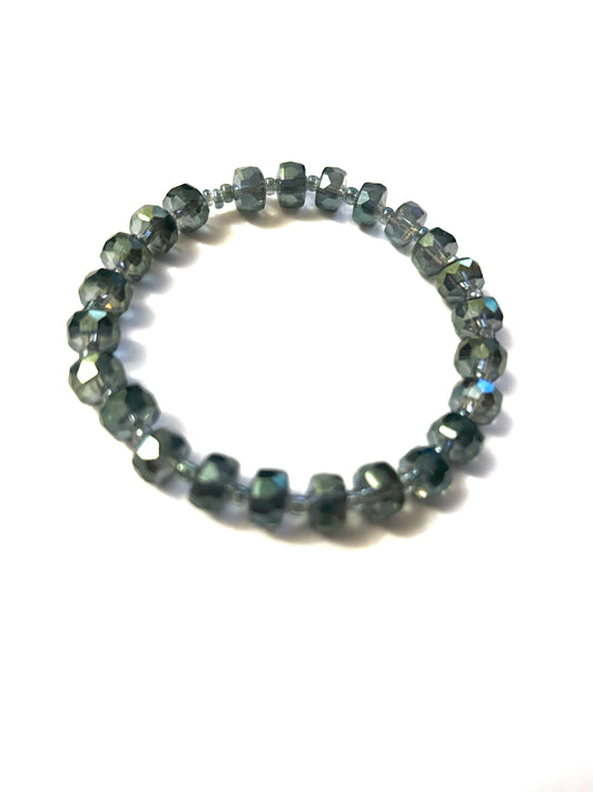 Dark Green Crystal Bracelet