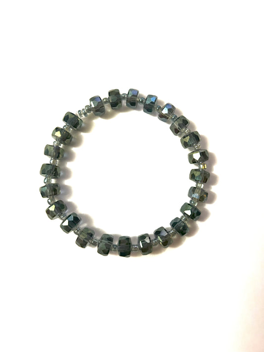 Dark Green Crystal Bracelet