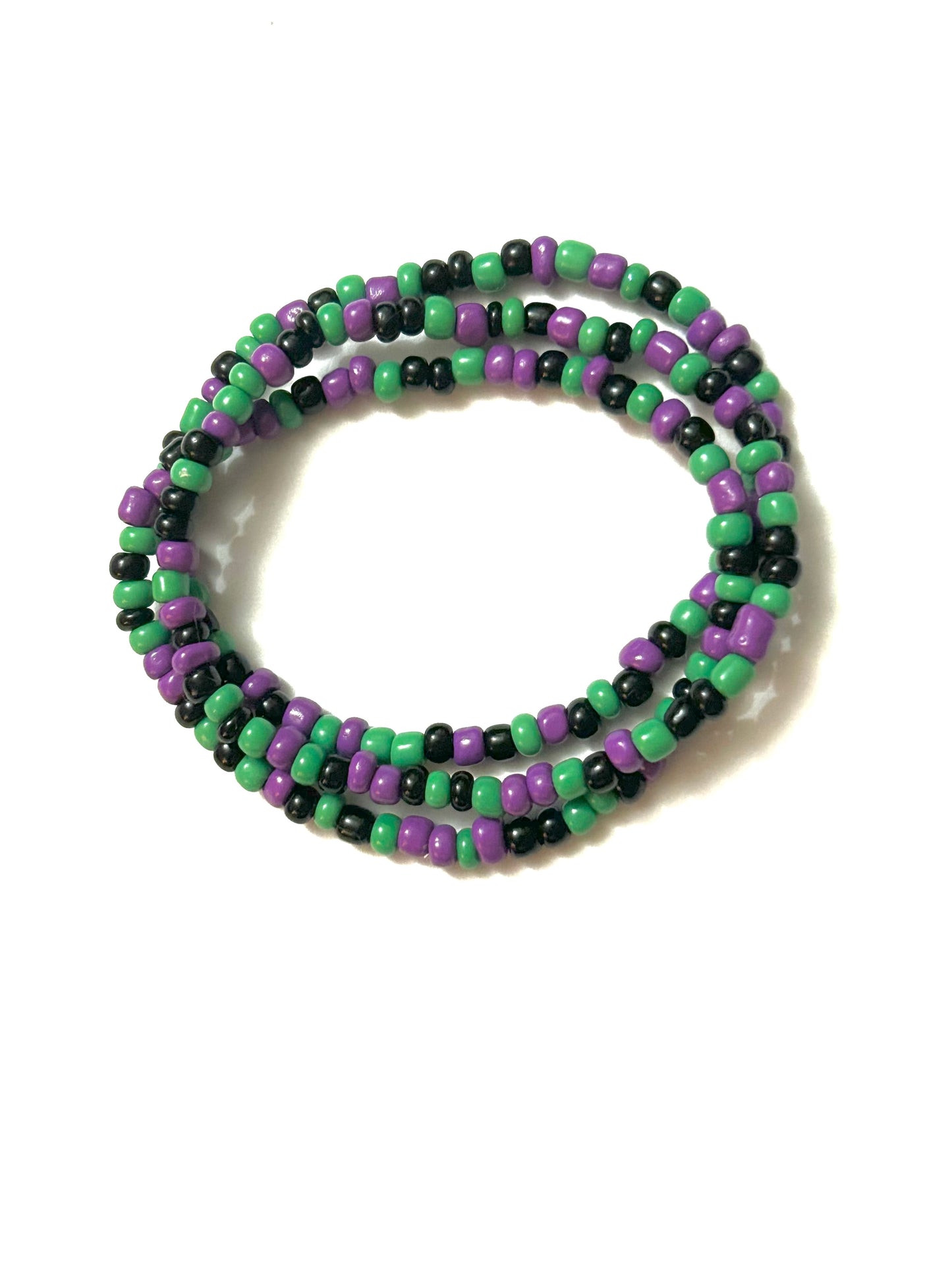 Seed bead bracelet set- Witch’s Brew