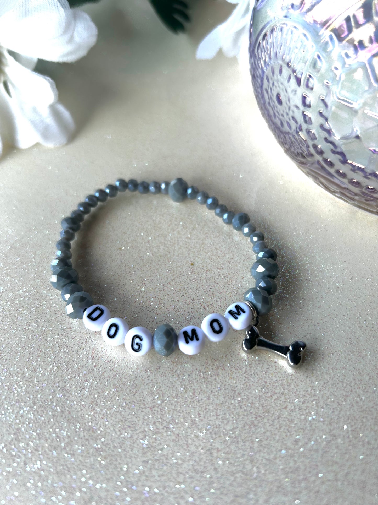 Dog Mom Charm Bracelet