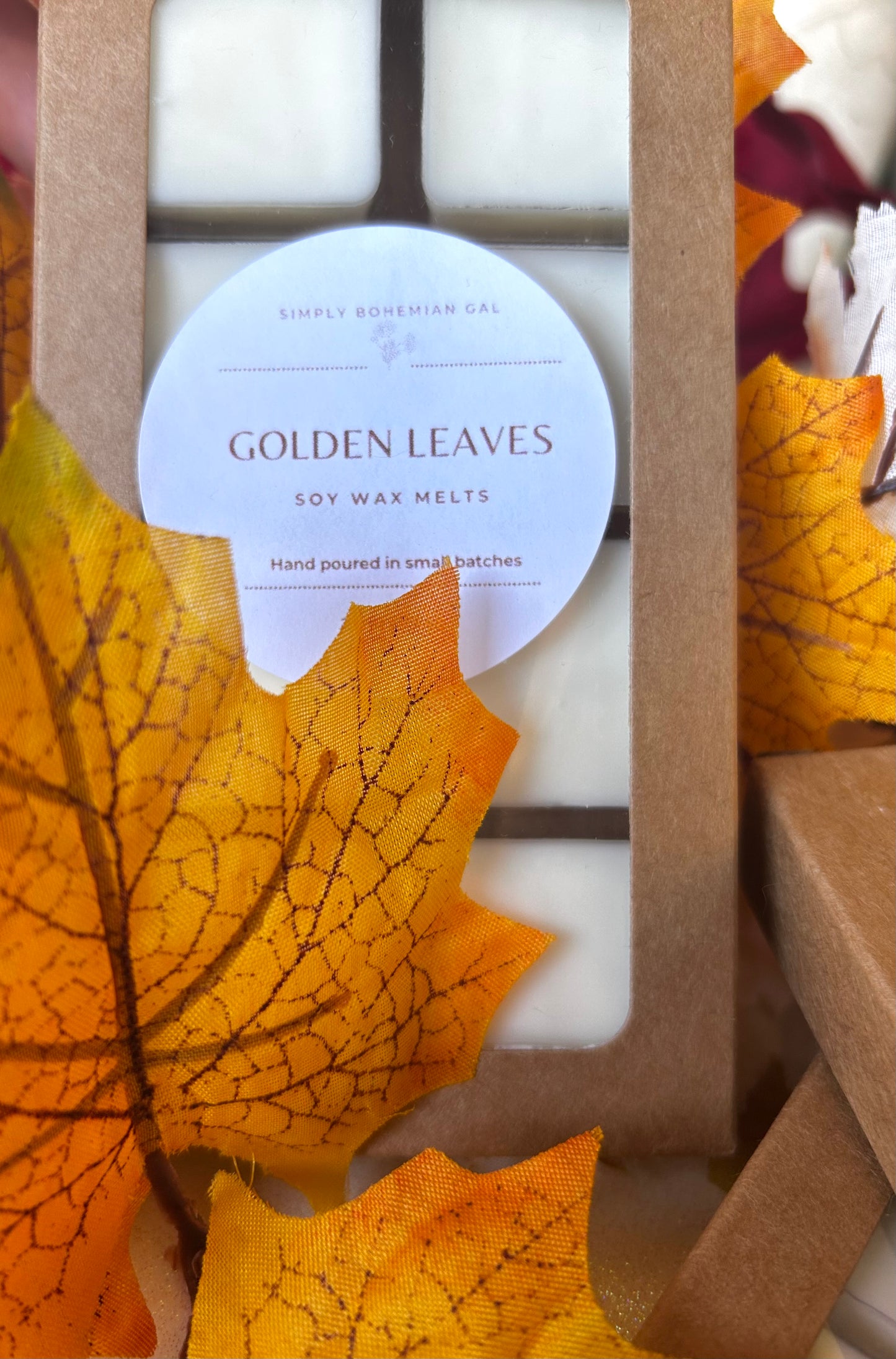 Golden Leaves wax melts